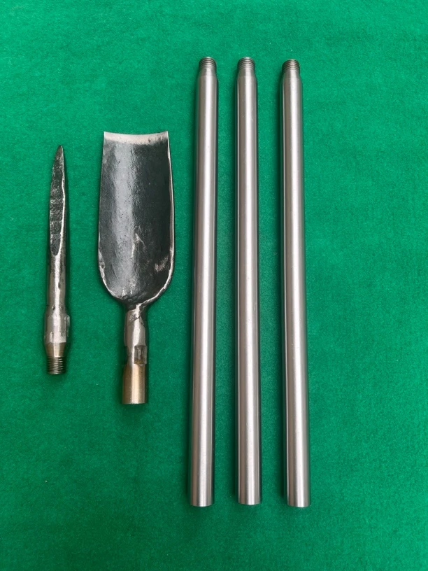 新款水钻杆工具户外便携多功能锄头可拆装挖薯铲登山露营工具