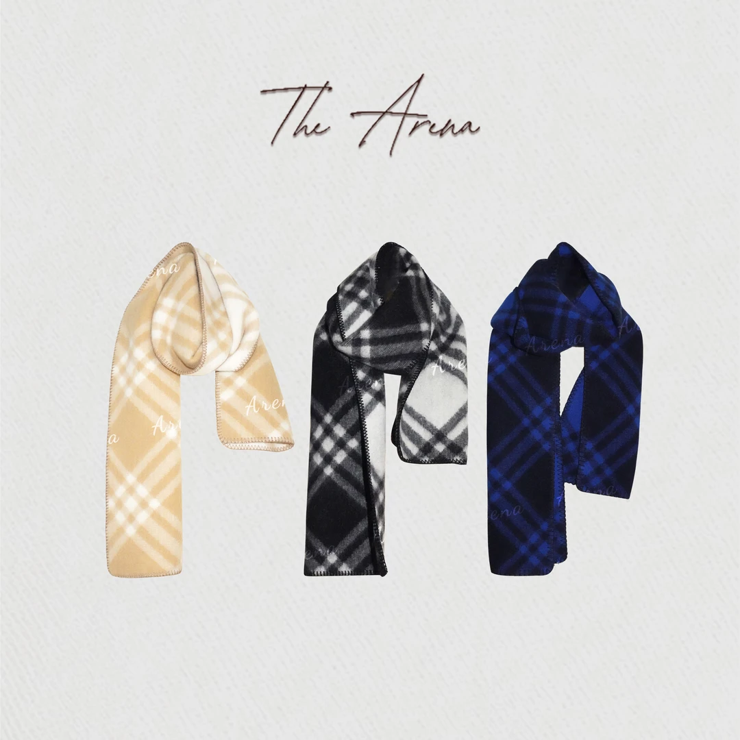 The Arena 小羊羔毛反拉绒围巾Y001