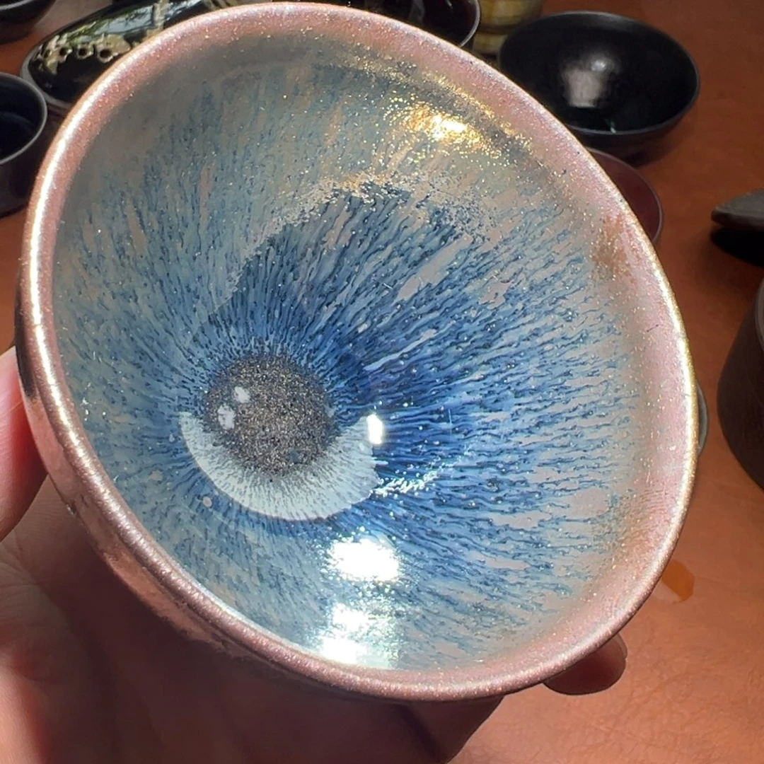 茶盏柴烧主人杯建窑建盏茶盏