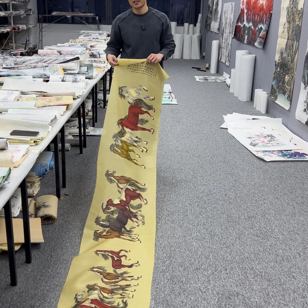 国画纯手绘字画宣纸