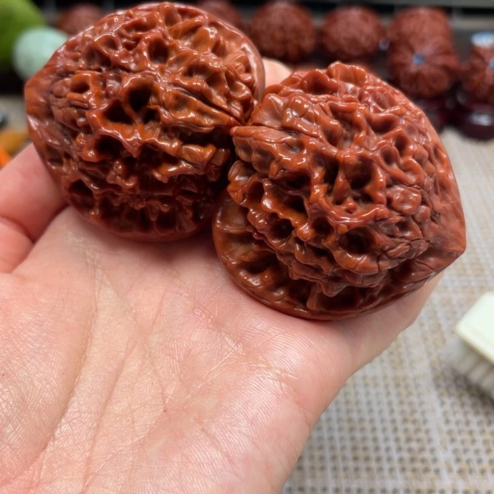 桃核把件官帽文玩核桃50