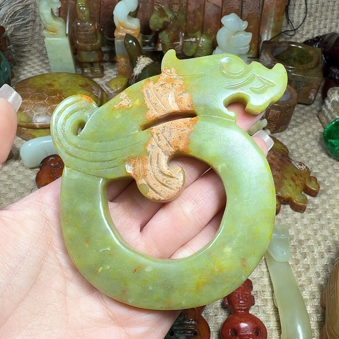 白玉菩提吊坠挂件