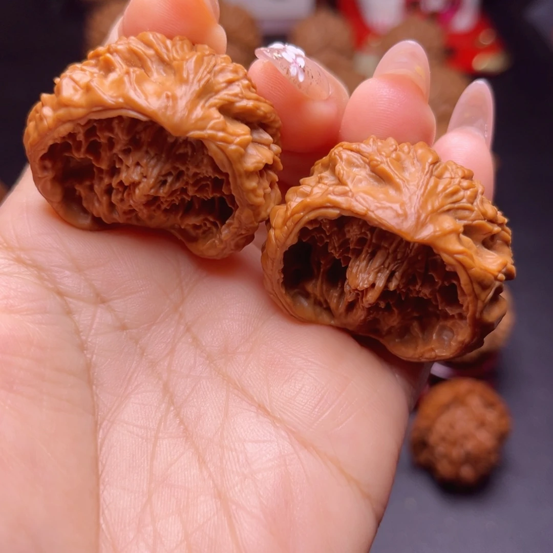 吊坠文玩核桃聚宝盆蛇头