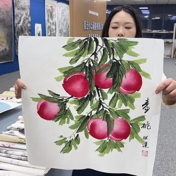 国画纯手绘字画教程分享