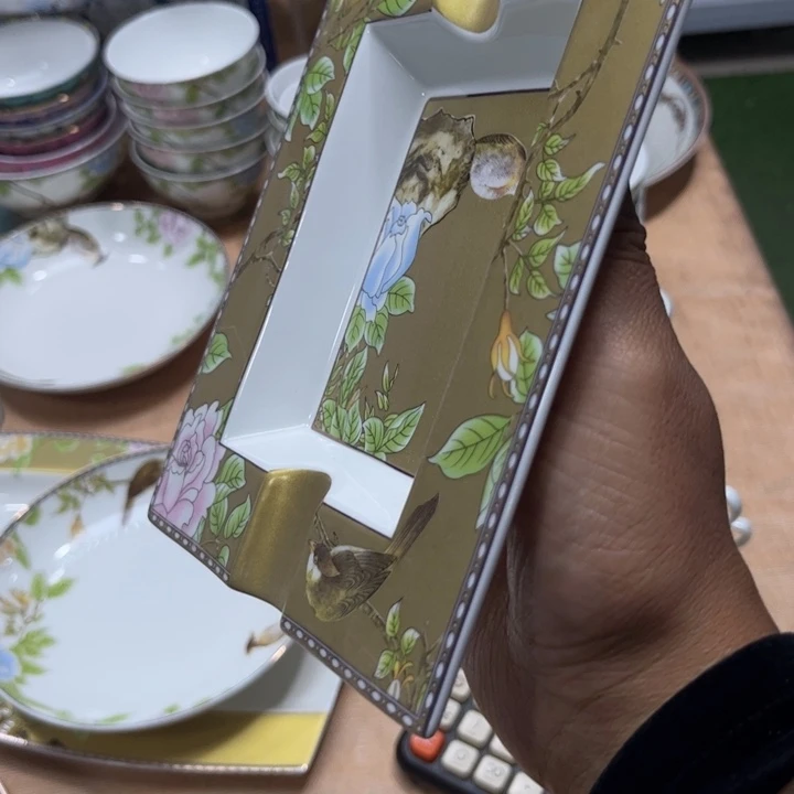 瓷片琴瑟首饰盒一个微瑕