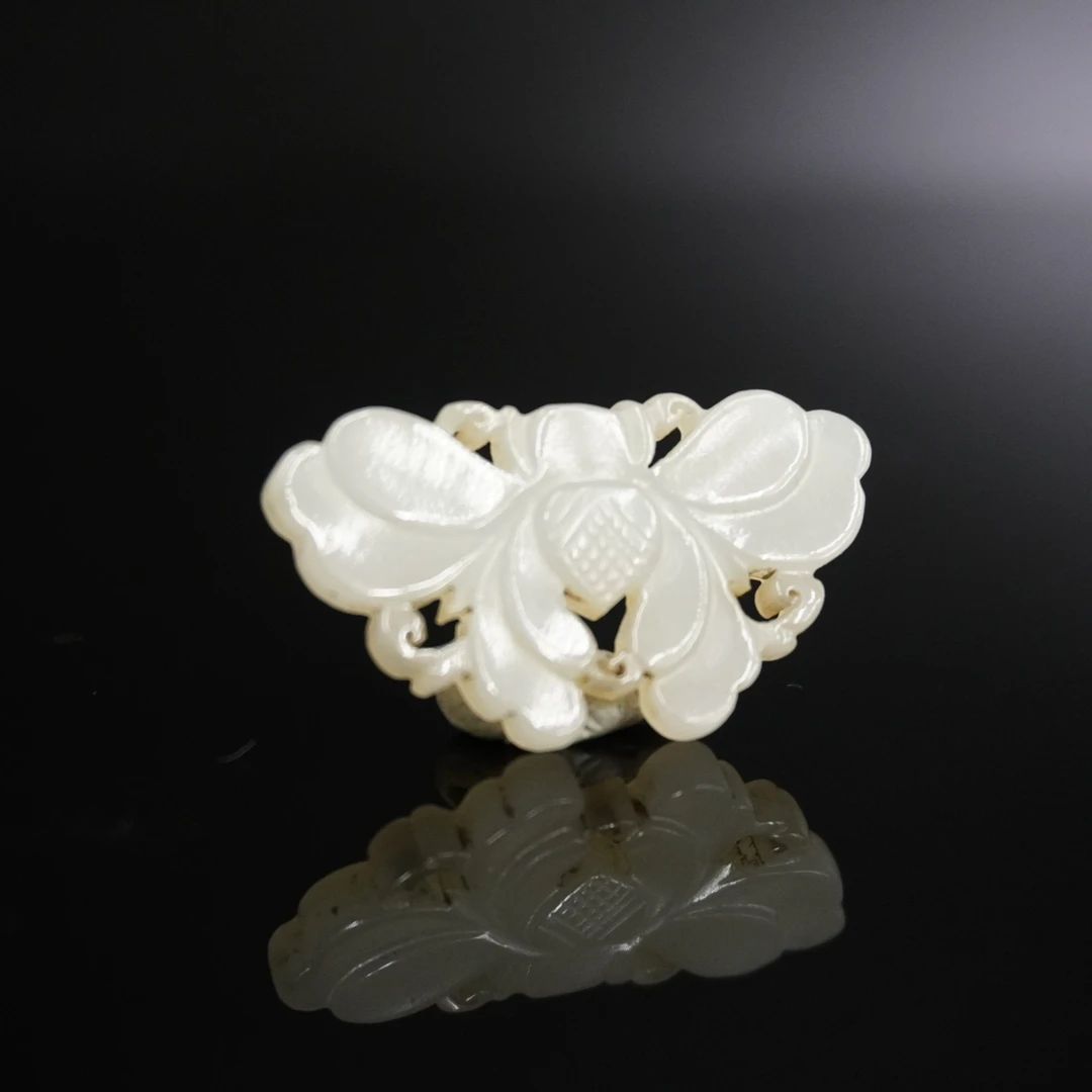 清代和田玉蝴蝶佩/560385/收藏/传承/【友谊文物商店】