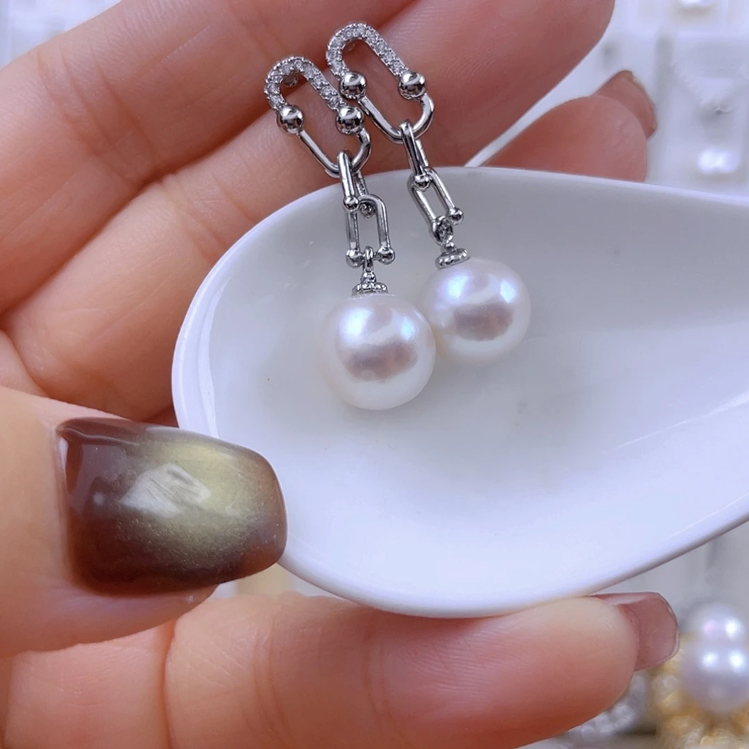 耳饰未镶嵌淡水珍珠