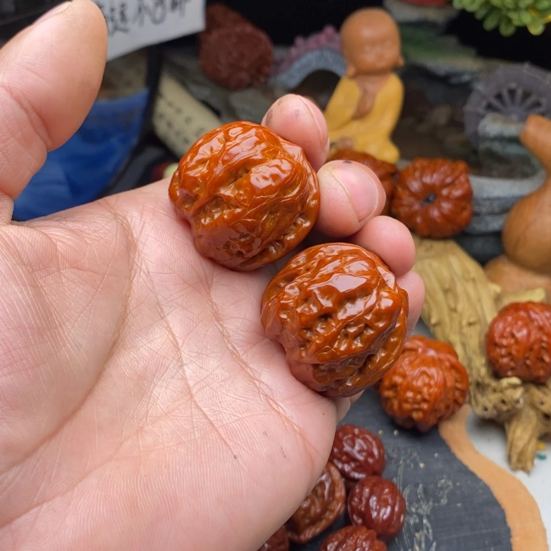 沼***.把件文玩核桃蛤蟆头