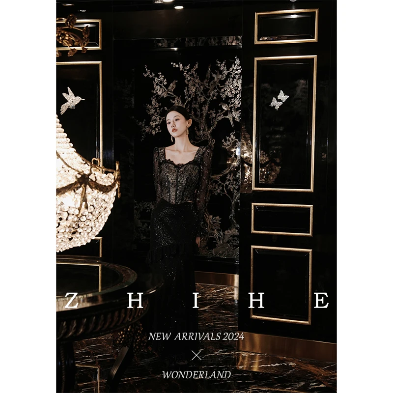 至禾Wonderland【华尔兹王妃】原创华贵金属丝提花蕾丝上衣+半裙