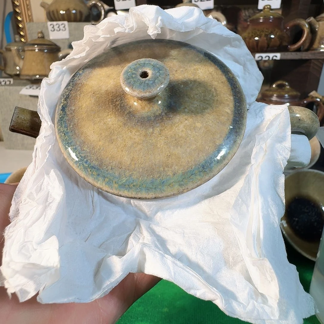 建水紫陶紫泥柴烧壶天**上