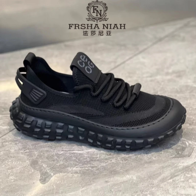 法莎尼亚潮流休闲网面鞋男士秋季时尚潮流百搭轻便舒适运动鞋男款