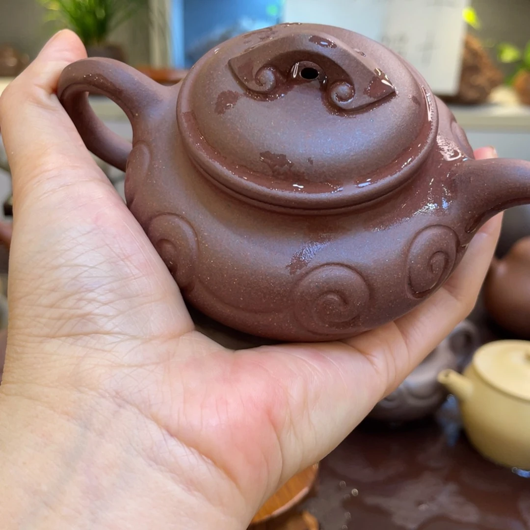 茶壶紫砂宜兴紫砂料原矿紫砂四底
