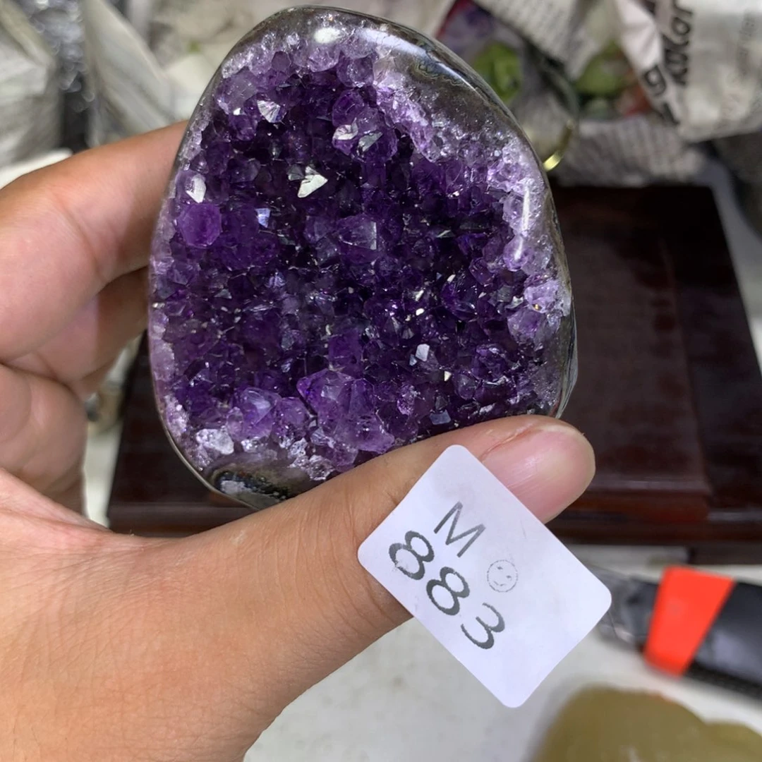 紫晶摆件未镶嵌水晶