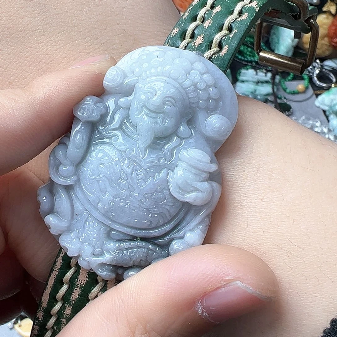 翡翠手链未镶嵌炸