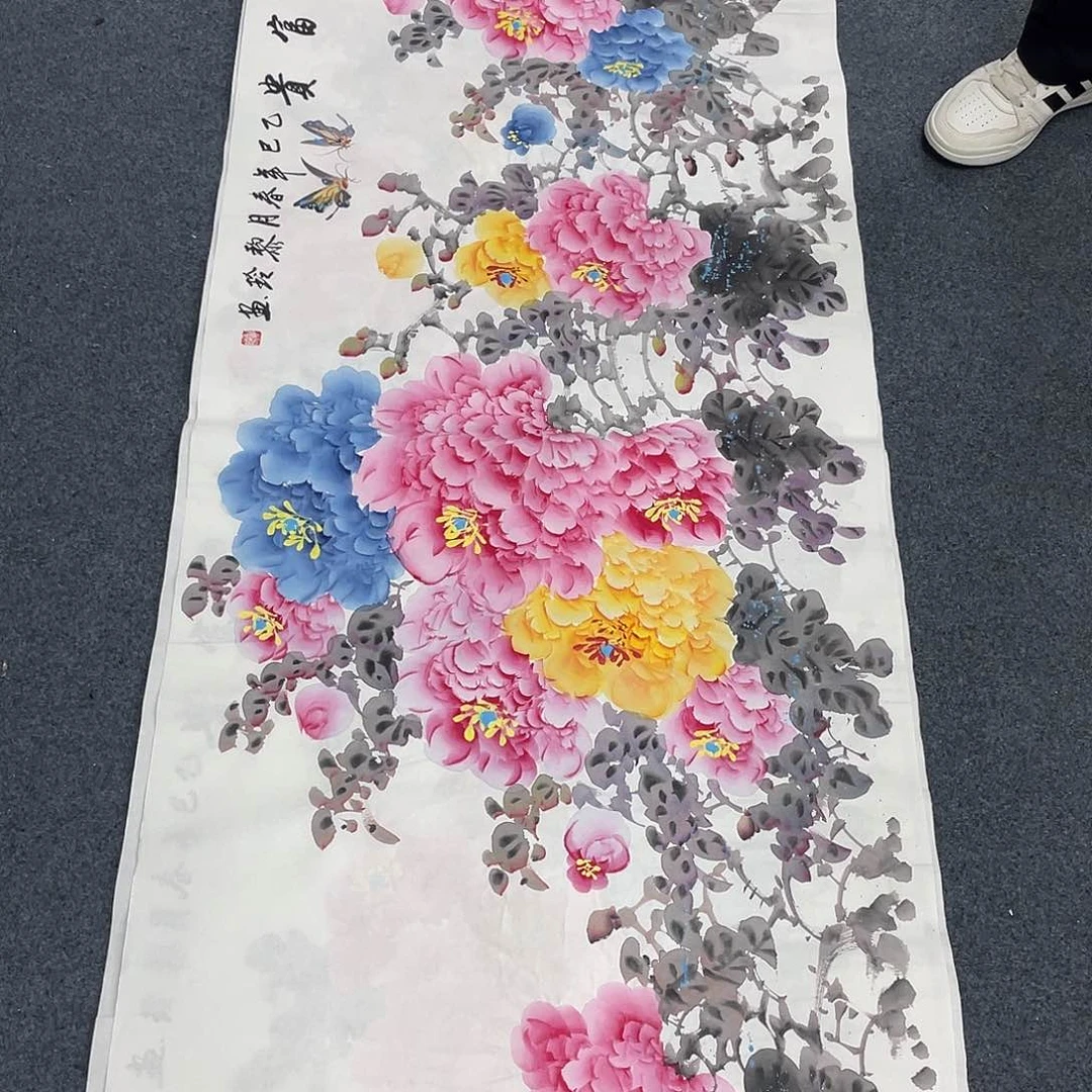 国画纯手绘字画宣纸