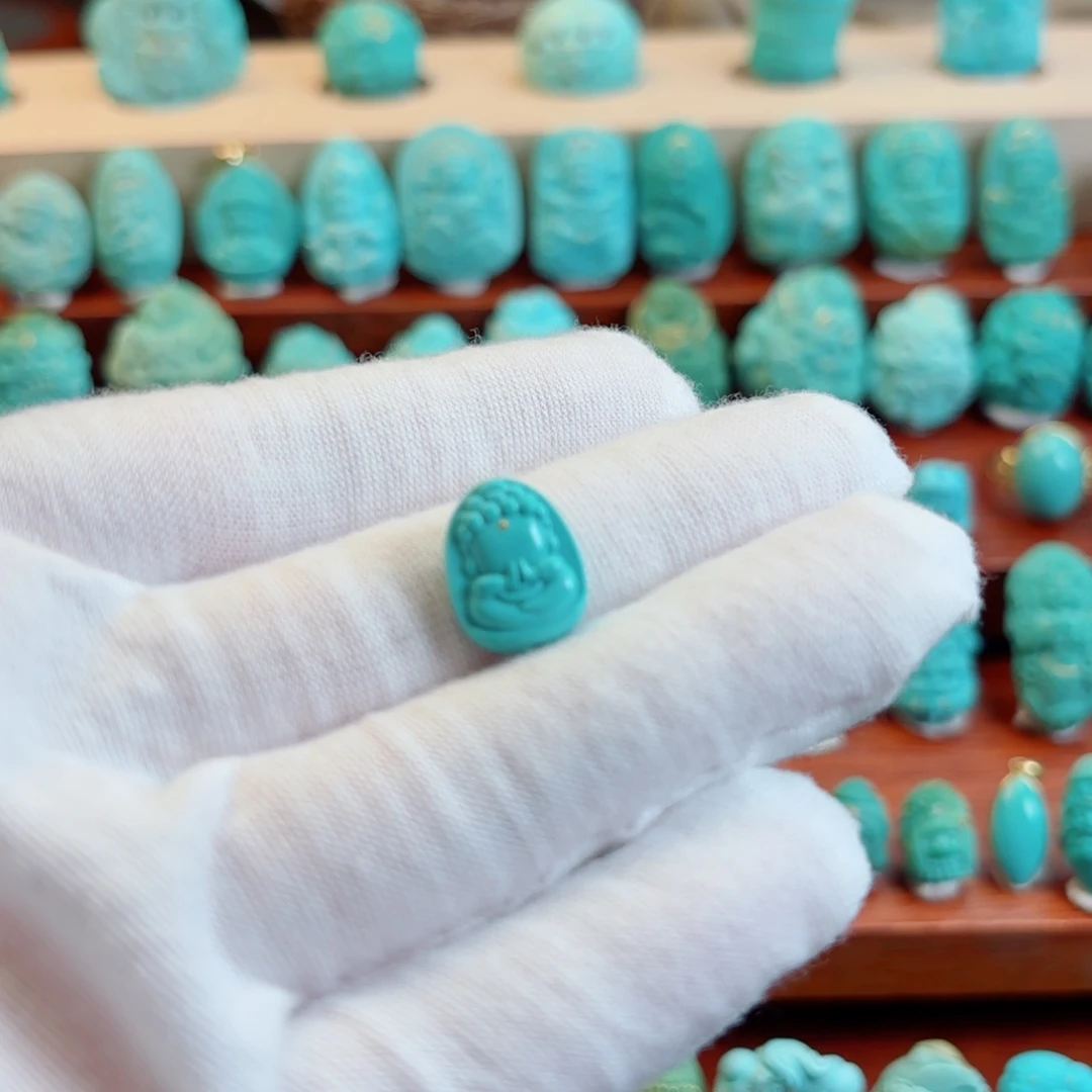 绿松石珠宝奇石未镶嵌