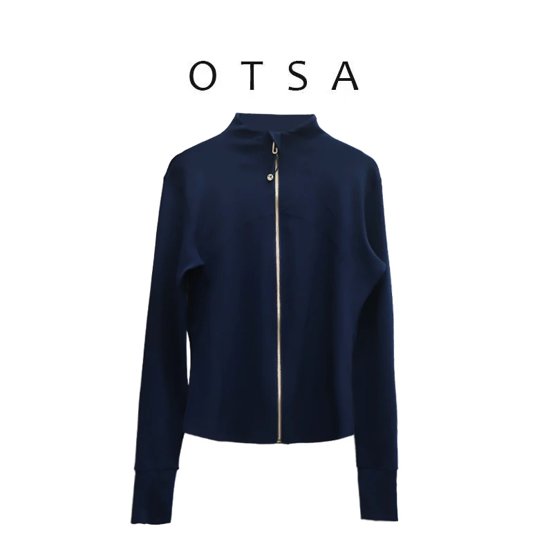 【OTSA】运动外套健身服女长袖弹力健身瑜伽外套瑜伽服LULU瑜伽外套