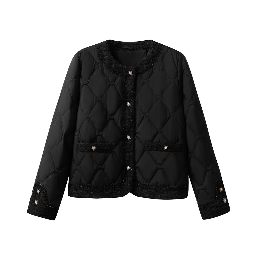 【小云总专享】OBOE女装冬季新款2023圆领保暖羽绒服 OB01Y44046