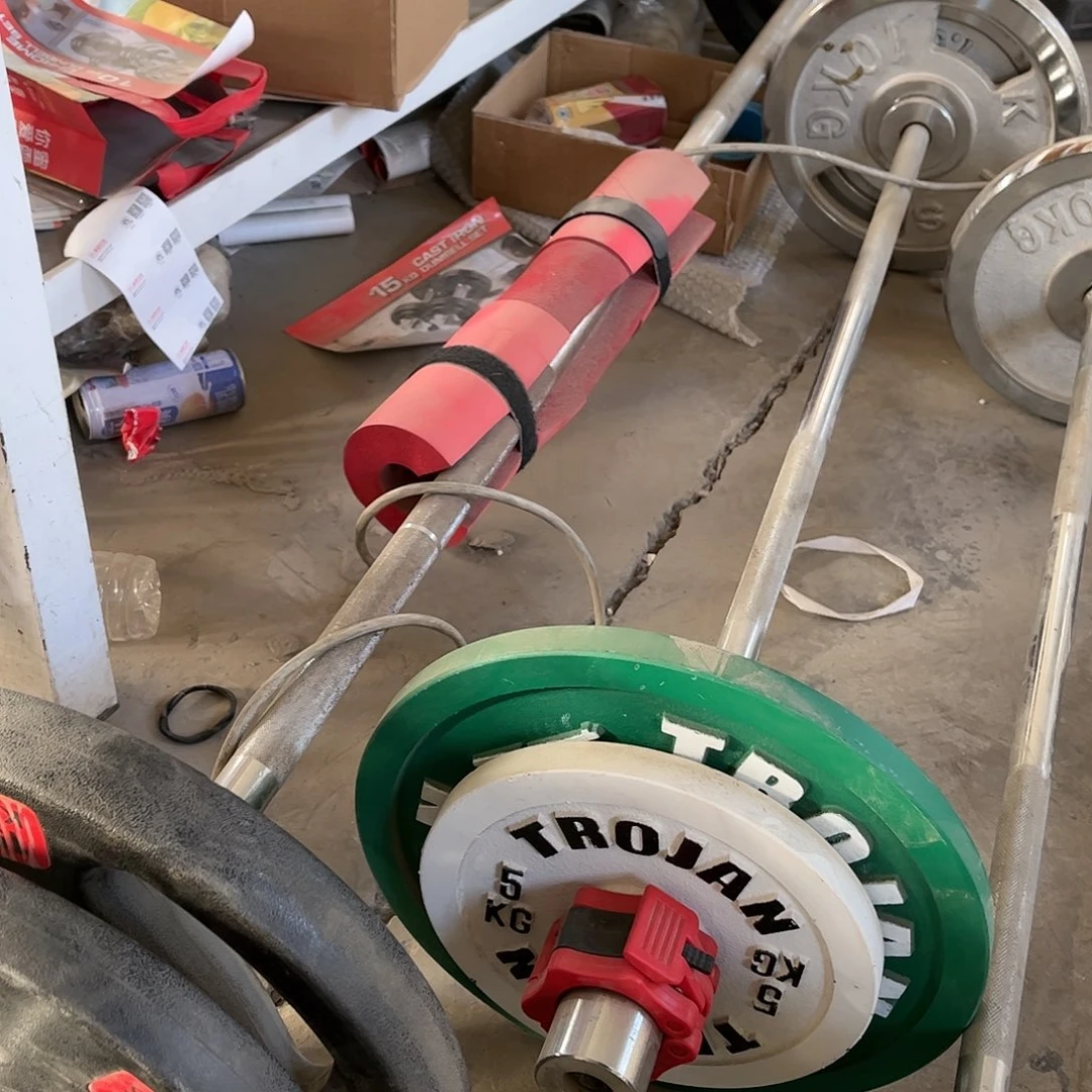 杠铃龙门架1.8米奥杆包胶