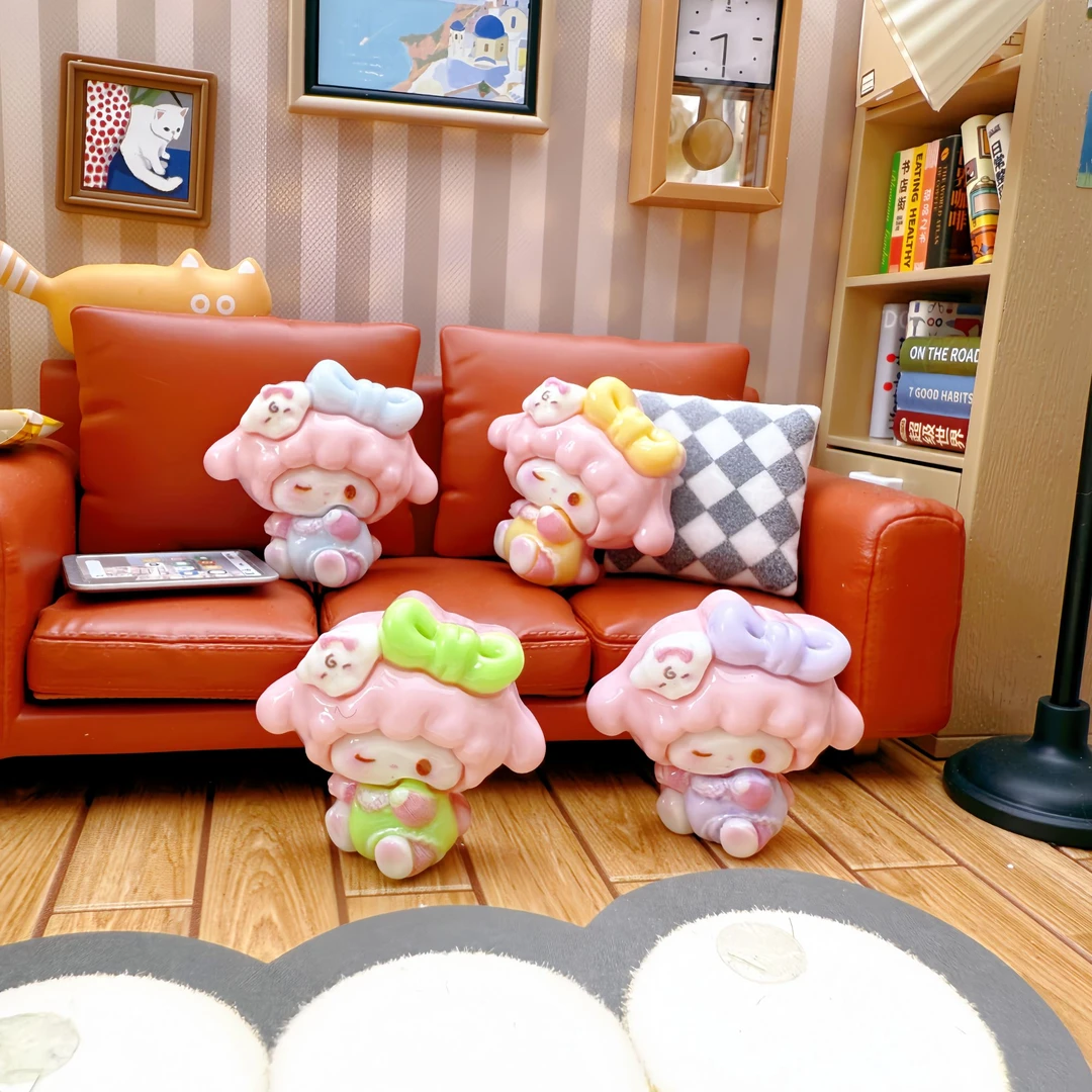 【三三创意-睡衣小羊】树脂diy饰品创意配件