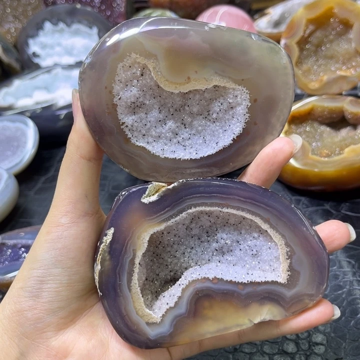 未镶嵌发饰水晶紫软啵啵