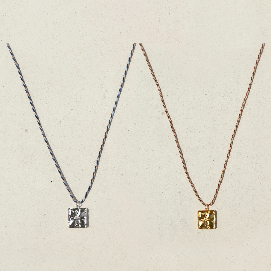 铜合金项链 MONSECRET  ENDLESS SUMMER 印痕彩色线编项链