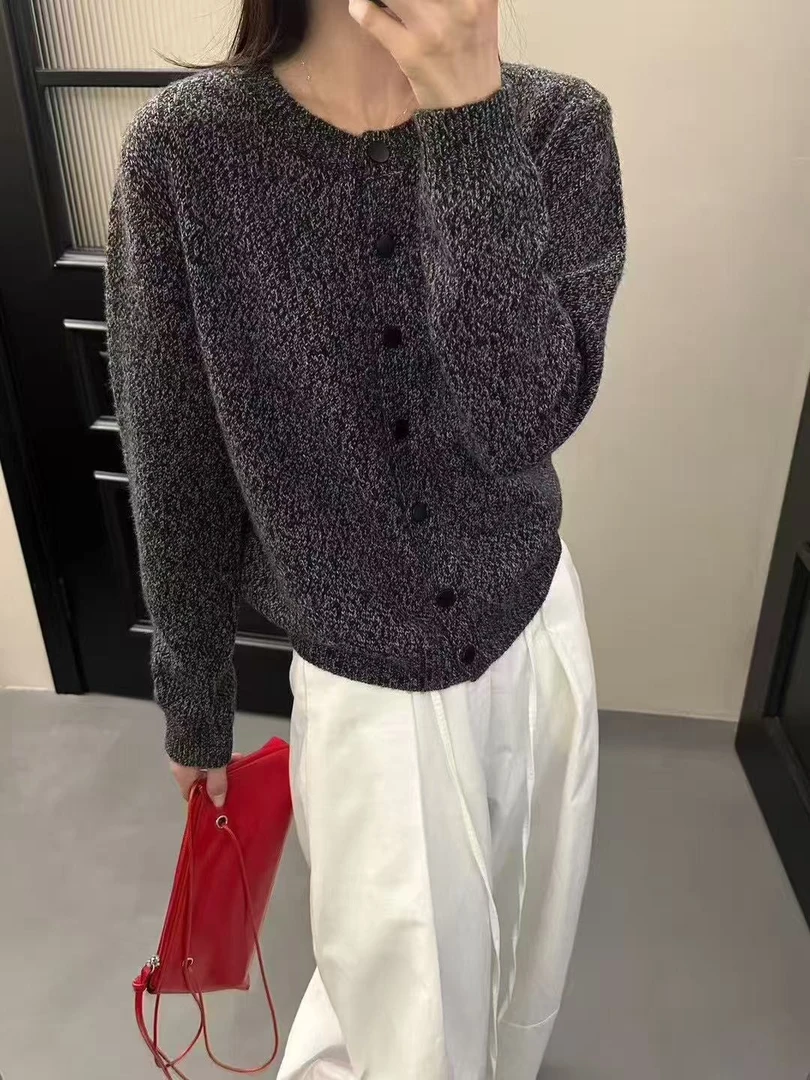 花纱小香风//经典小香风高级感网红显白针织毛衣开衫