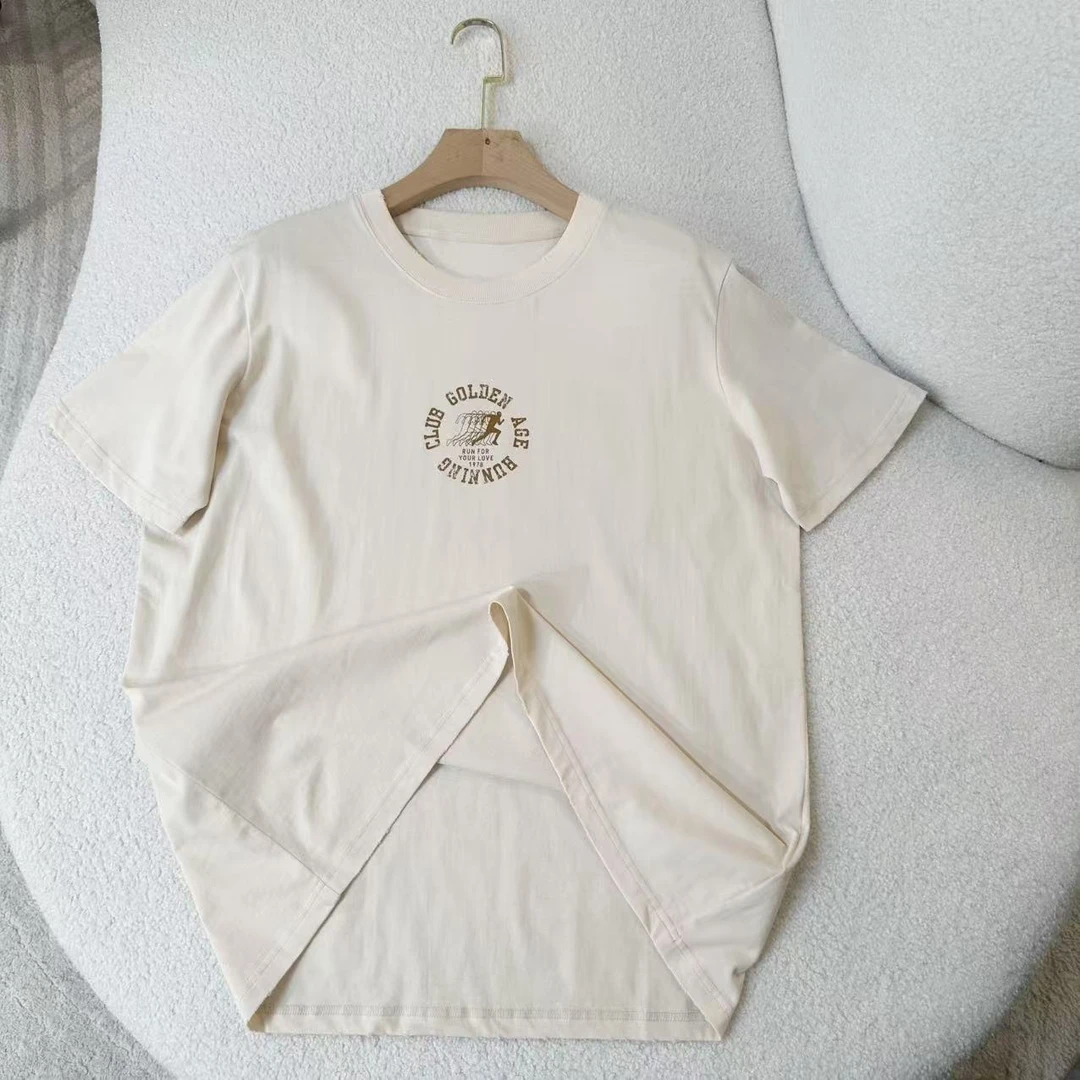 印花休闲短袖棉质T恤YS2401150