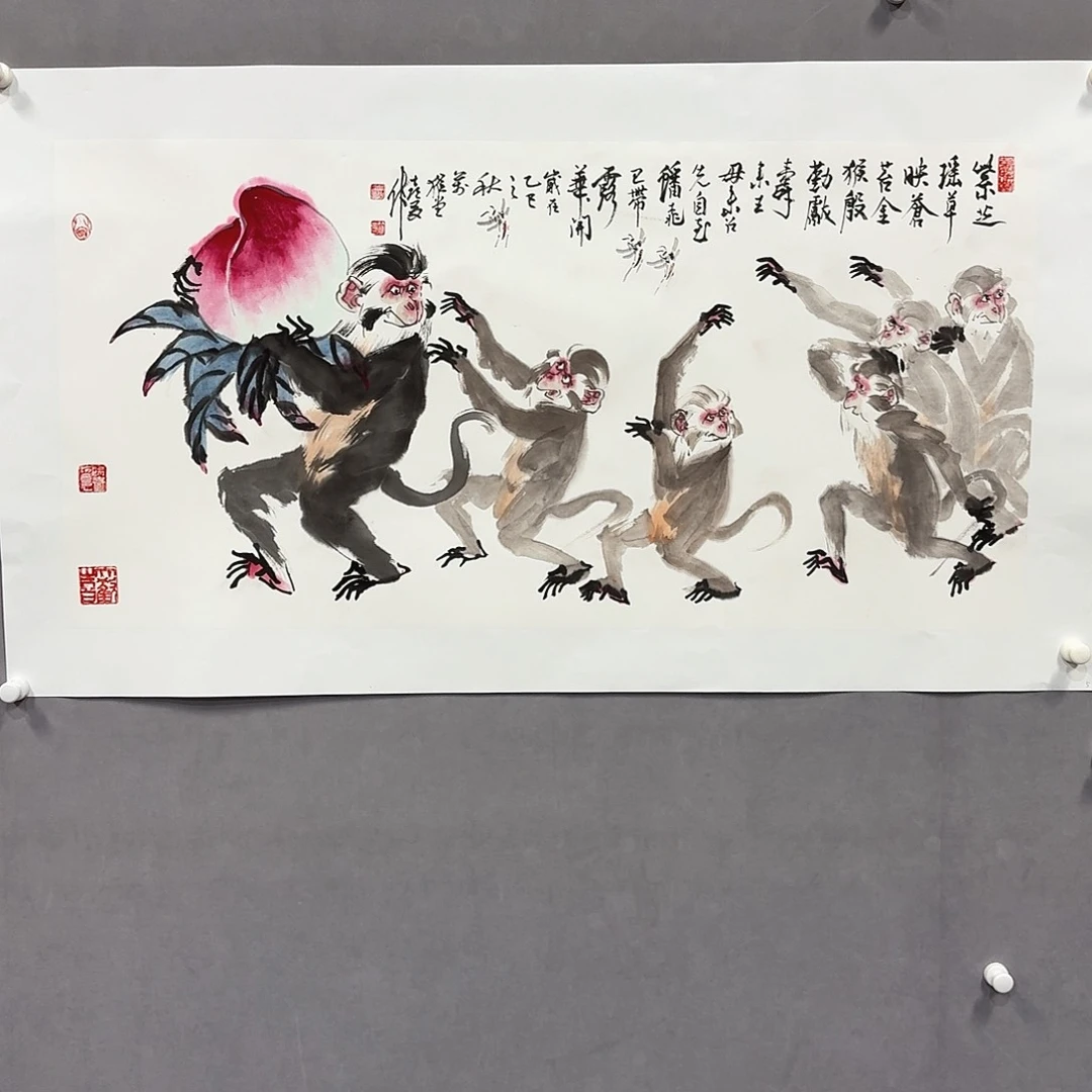 国画亲笔手绘放心去藏
