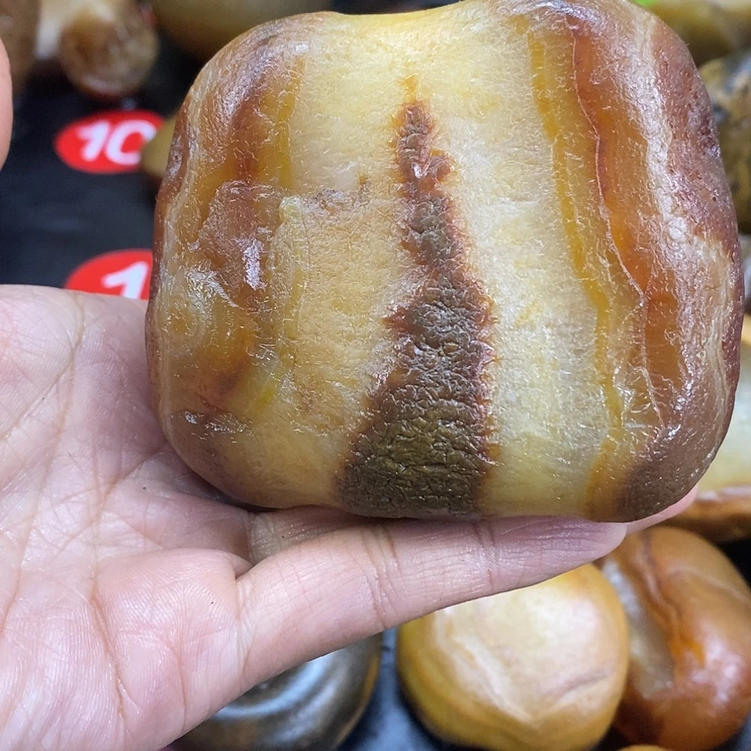 玛瑙/玉髓未镶嵌手把件