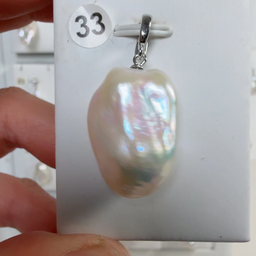 合金淡水珍珠颈饰