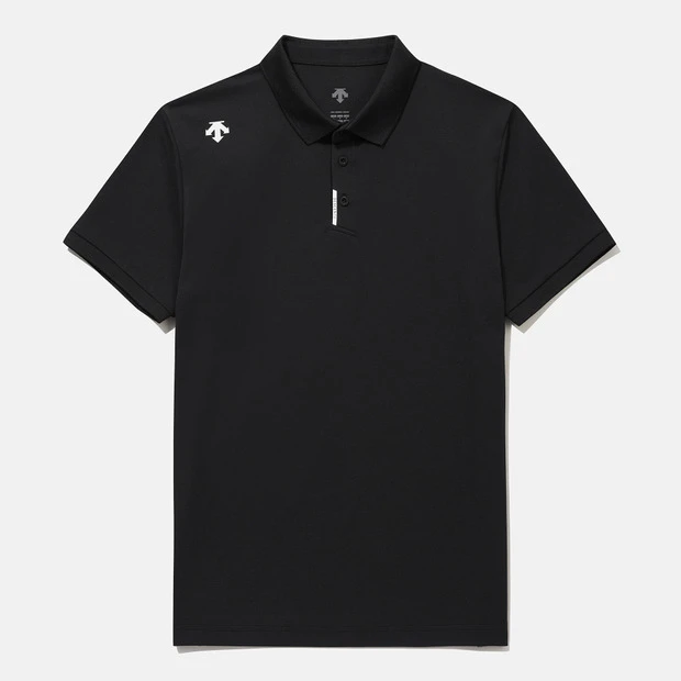 DESCENTE/迪桑特户外休闲短袖polo衫男女夏季T恤百搭SQ323UPS71