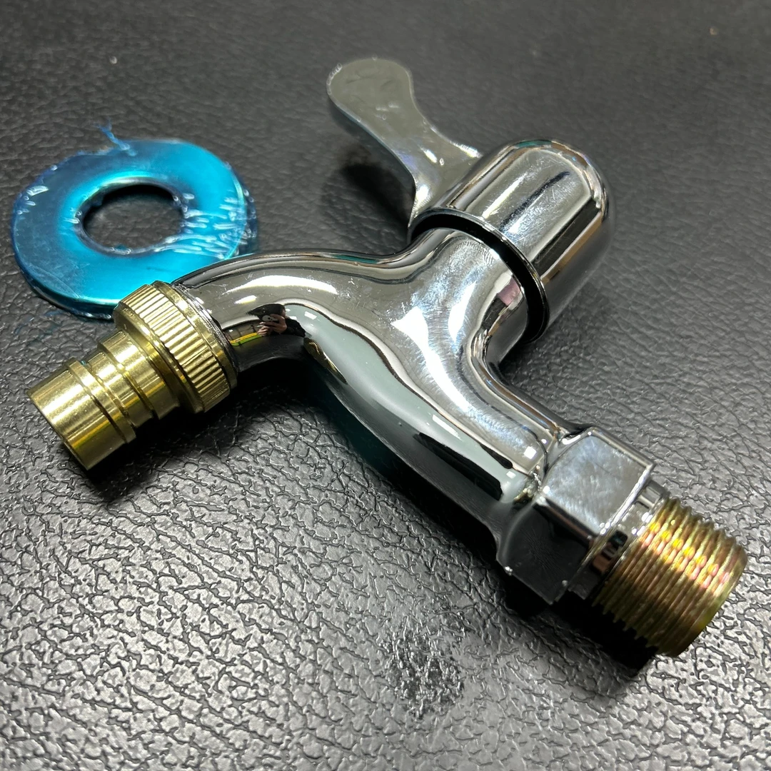 钢化ABS电镀单龙头洗衣机拖把池专用4分水龙头