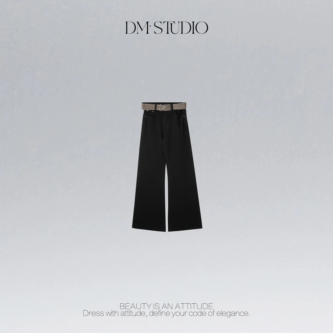 DEDM•STUDIO/气质修身百搭时尚潮流微喇水洗牛仔裤2508KZ/66260