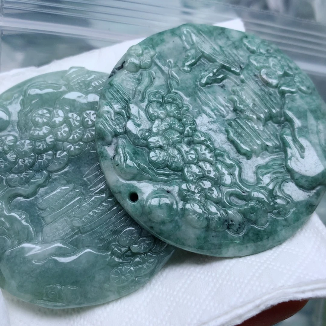 颈饰未镶嵌翡翠翡翠