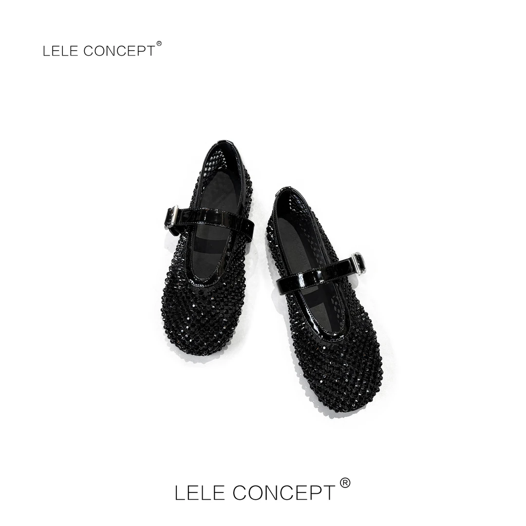 LELE CONCEPT｜「夭夭」 轻奢气质设计师款网纱拉带鞋X0206