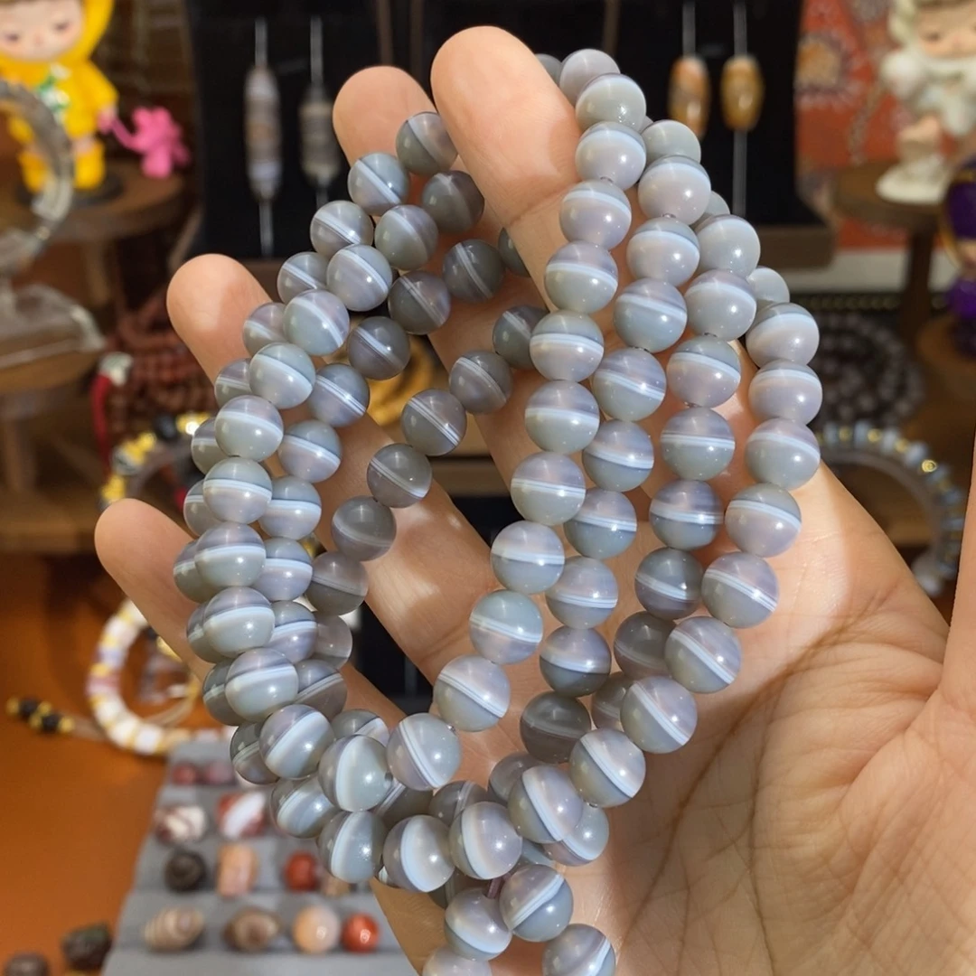 珍***米玛瑙/玉髓未镶嵌颈饰