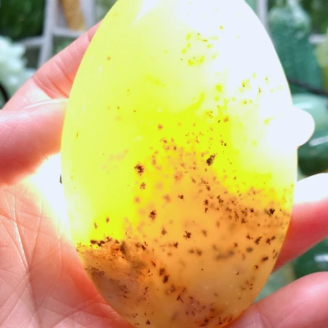 蛇纹石玉未镶嵌手把件