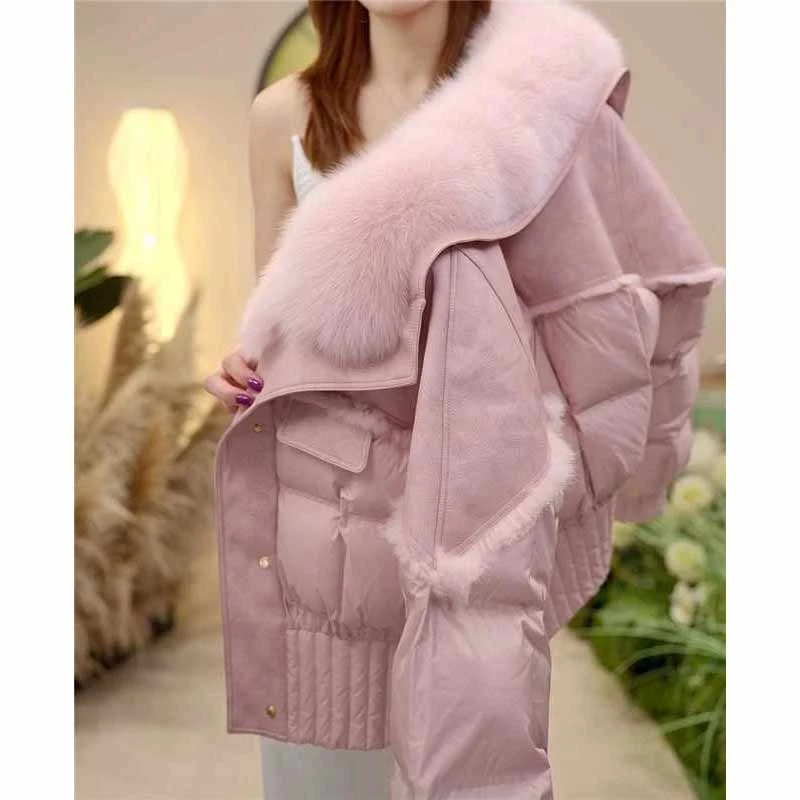 【初雪恋歌】2025冬气质爆款高端气质毛领百搭保暖纯色冬季棉服外套