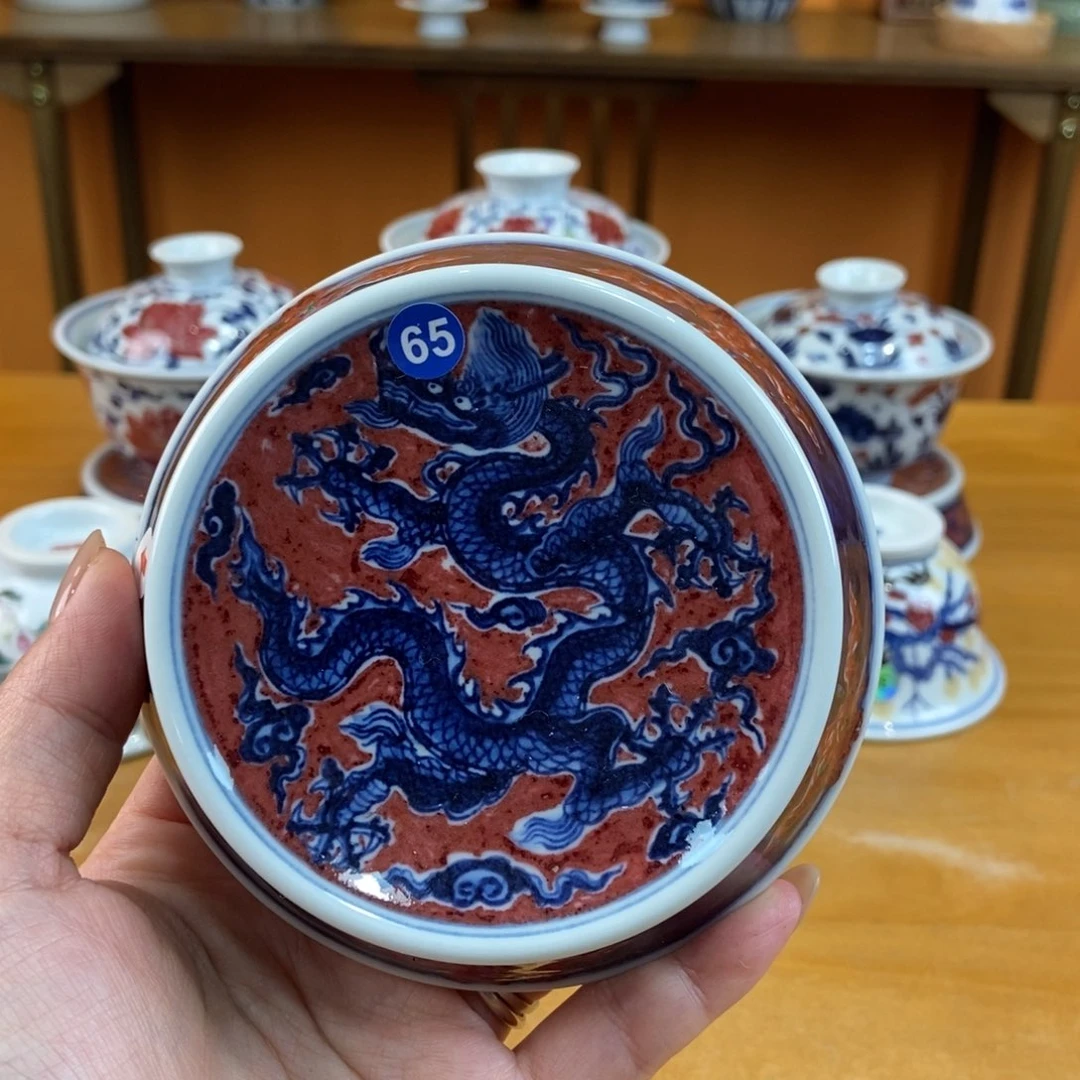 手绘现代茶具非古董