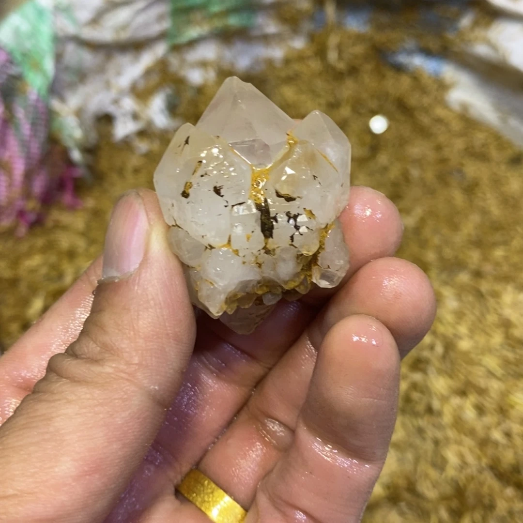 水晶水晶原石摆件未镶嵌