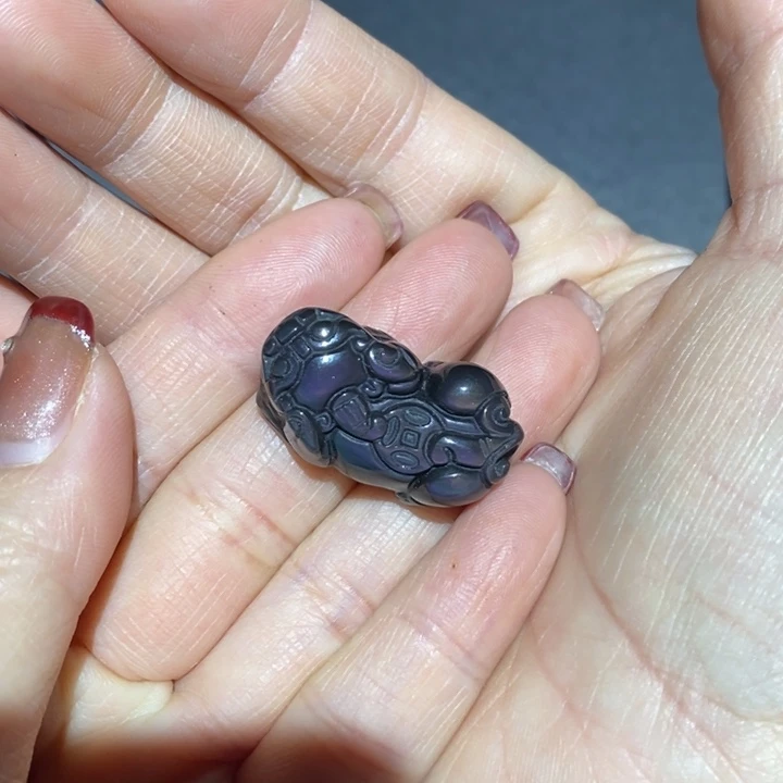 黑曜岩吊坠(不含链)未镶嵌J****E