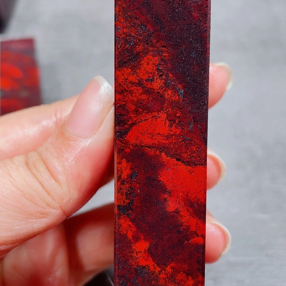 【闪购商品】玉桂林鸡血玉印章镇尺13