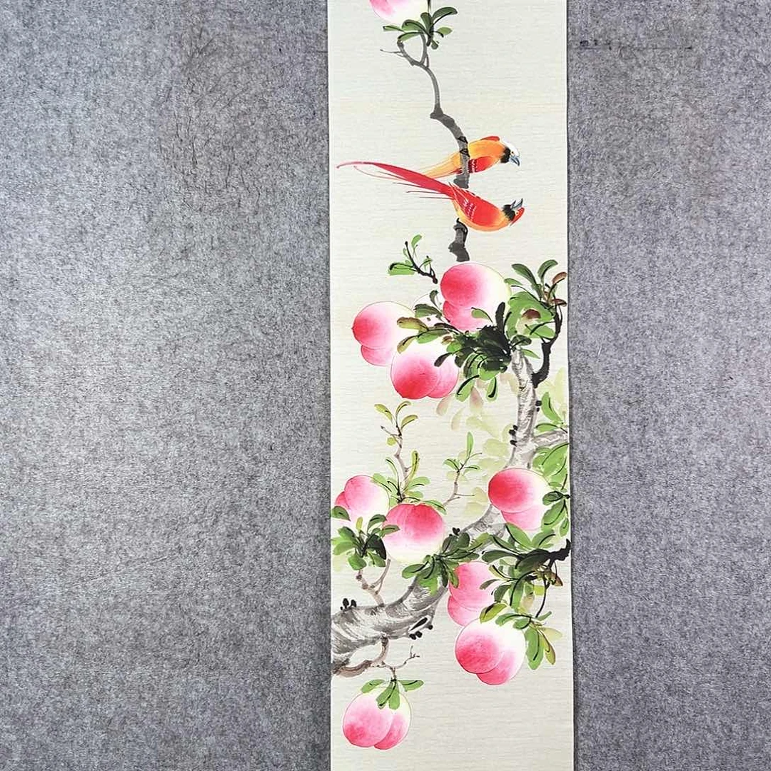 国画289 花鸟在这里生活的日子
