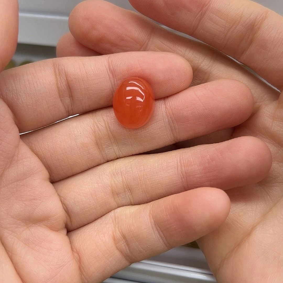 银S925镶嵌南红玛瑙戒指一***店