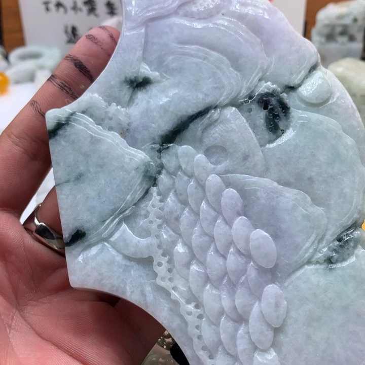 翡翠未镶嵌颈饰保真天然a货翡翠