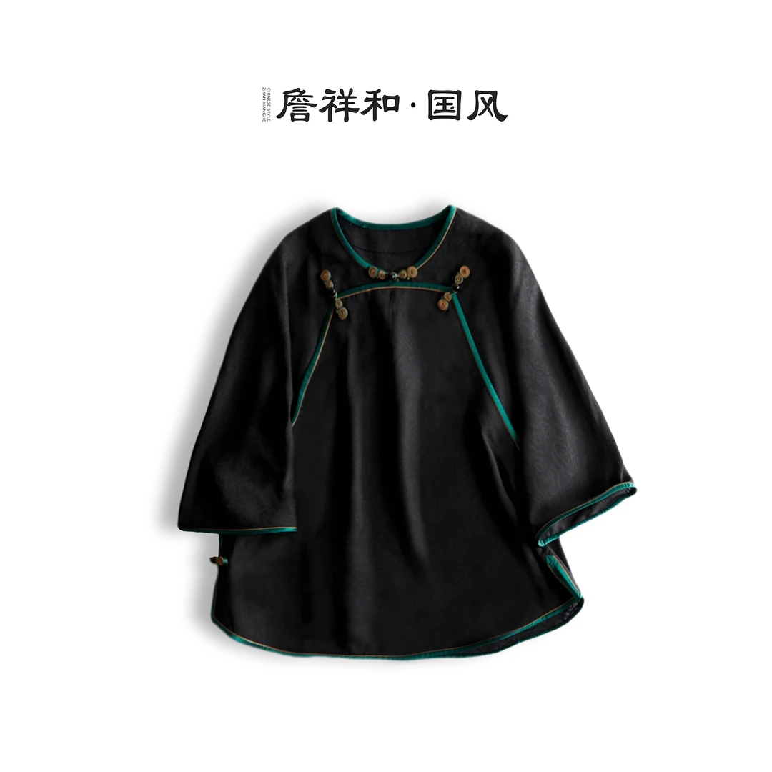 『千兮』詹祥和·复古新中式桑蚕丝手工高定日常时尚上衣