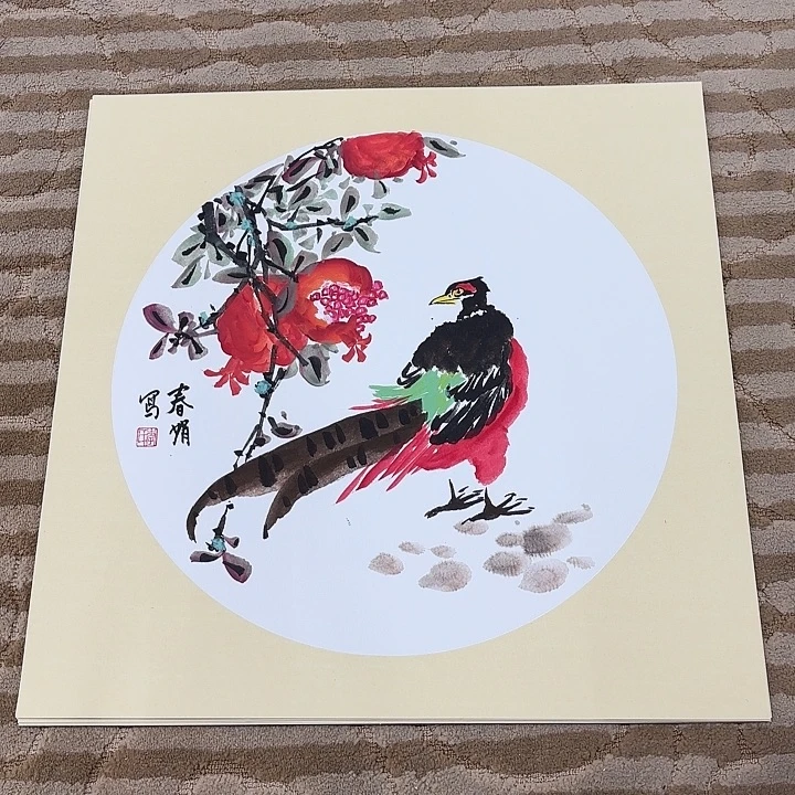 国画花鸟的翅膀和翅膀50.50