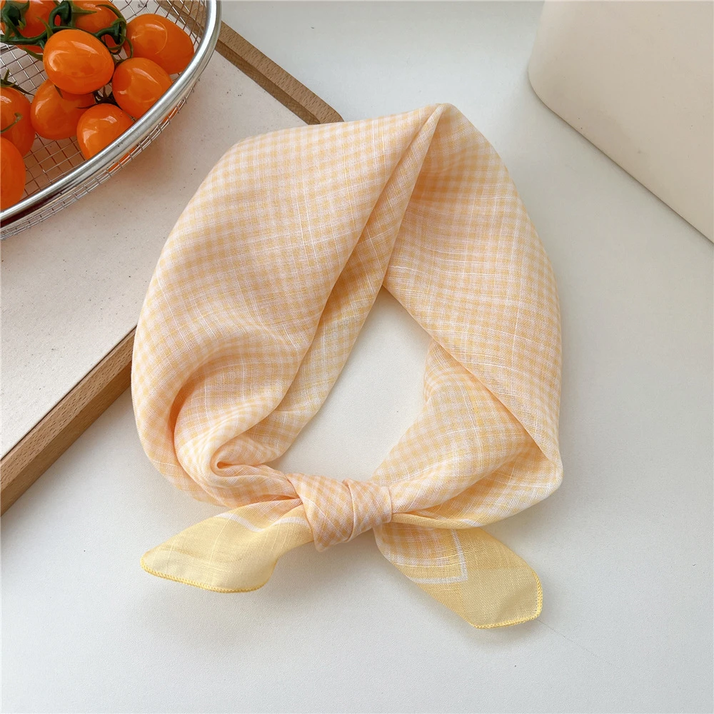 复古小方巾丝巾女韩国韩版洋气百搭领巾发带时尚围巾春秋冬季女士