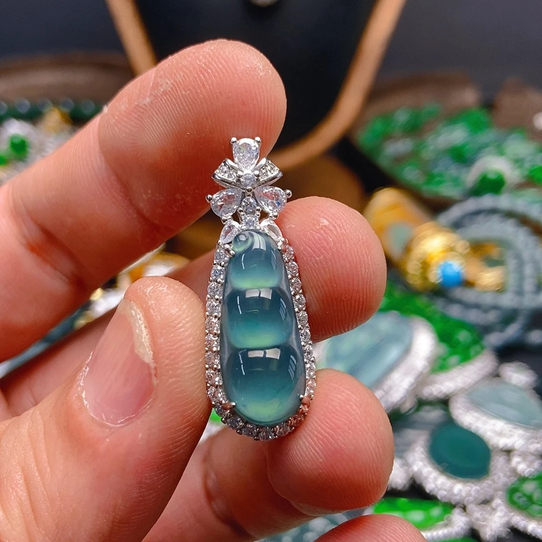 翡翠吊坠(不含链)未镶嵌407吊坠